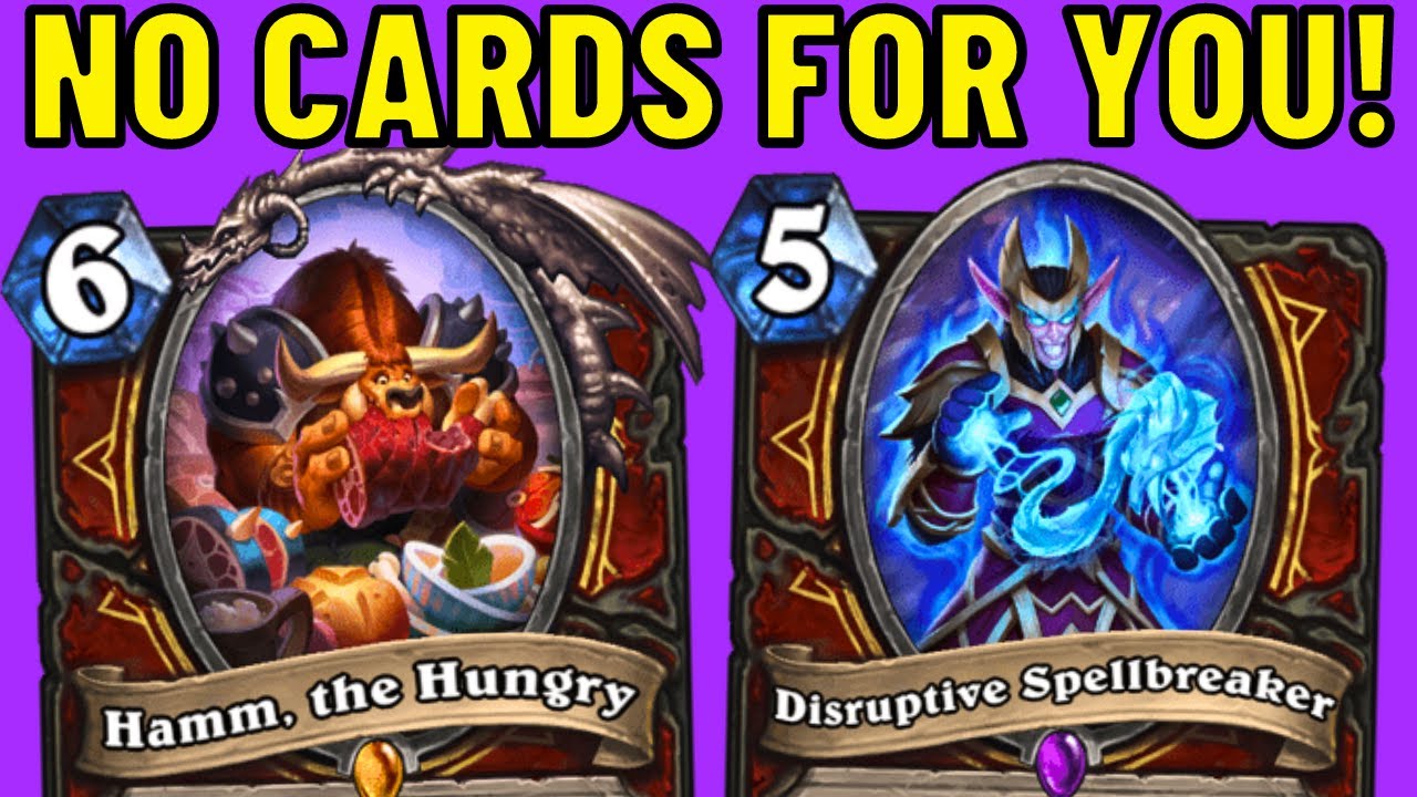 Where Did Your Cards Go? Hamm the Hungry Disruption Warrior!
