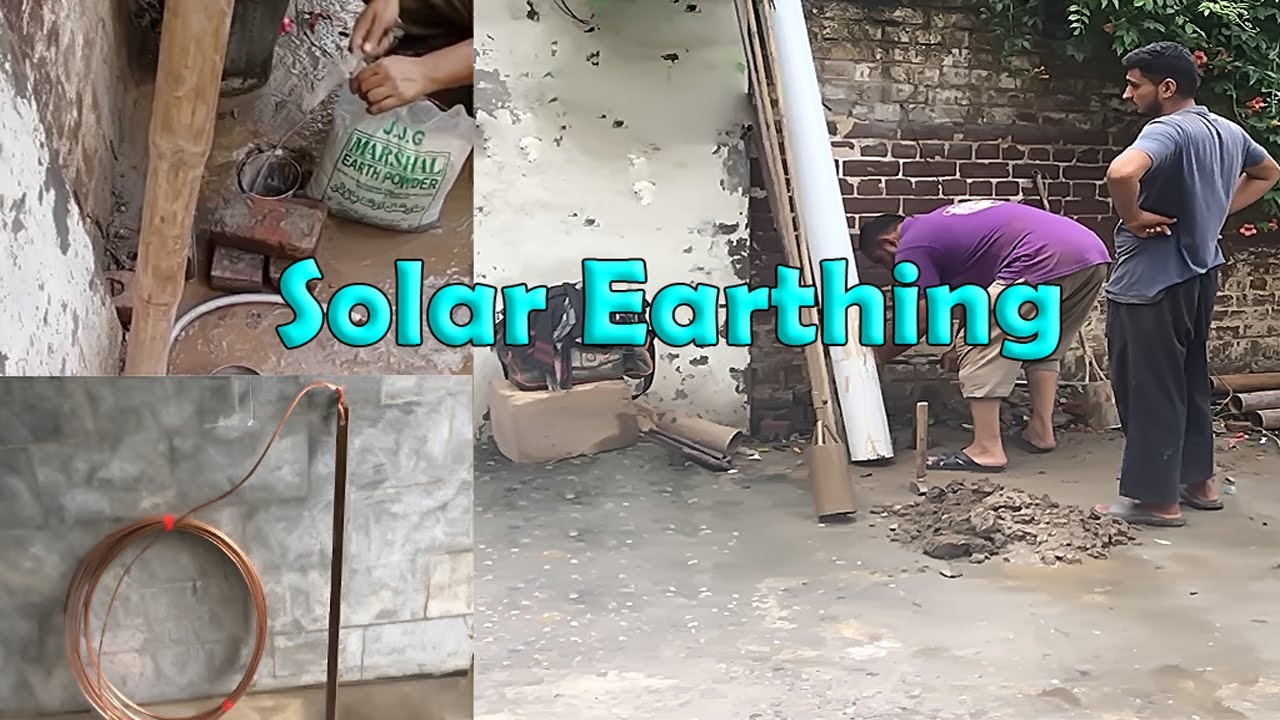 Solar Panels Grounding or Earthing