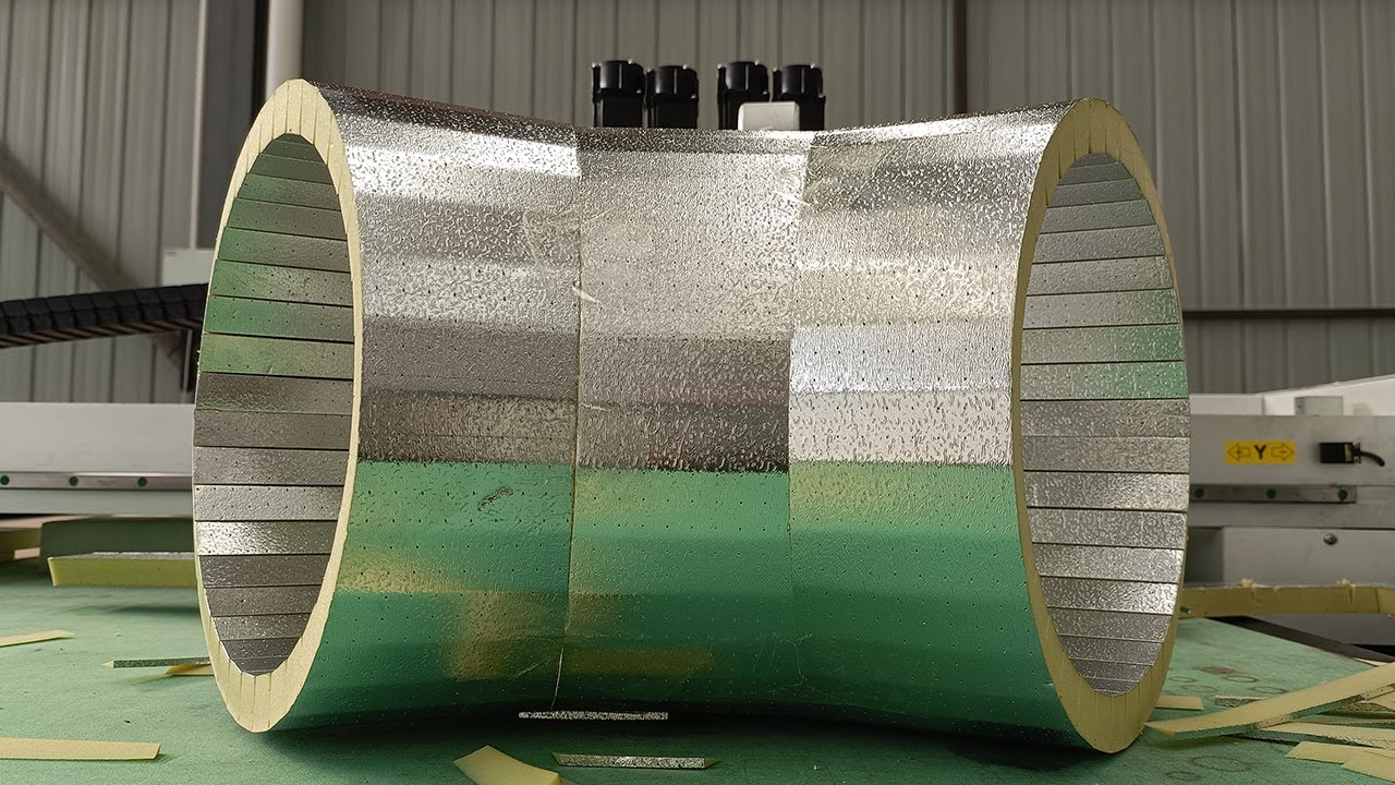 Phenolic Foam Duct Machine for Making Round Ducts