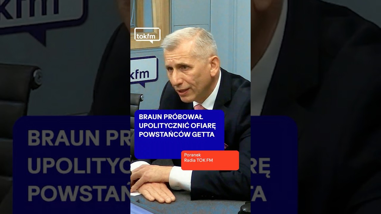 Antysemickie słowa Brauna na debacie. Kwiatkowski: upolitycznienie ofiar powstania w getcie