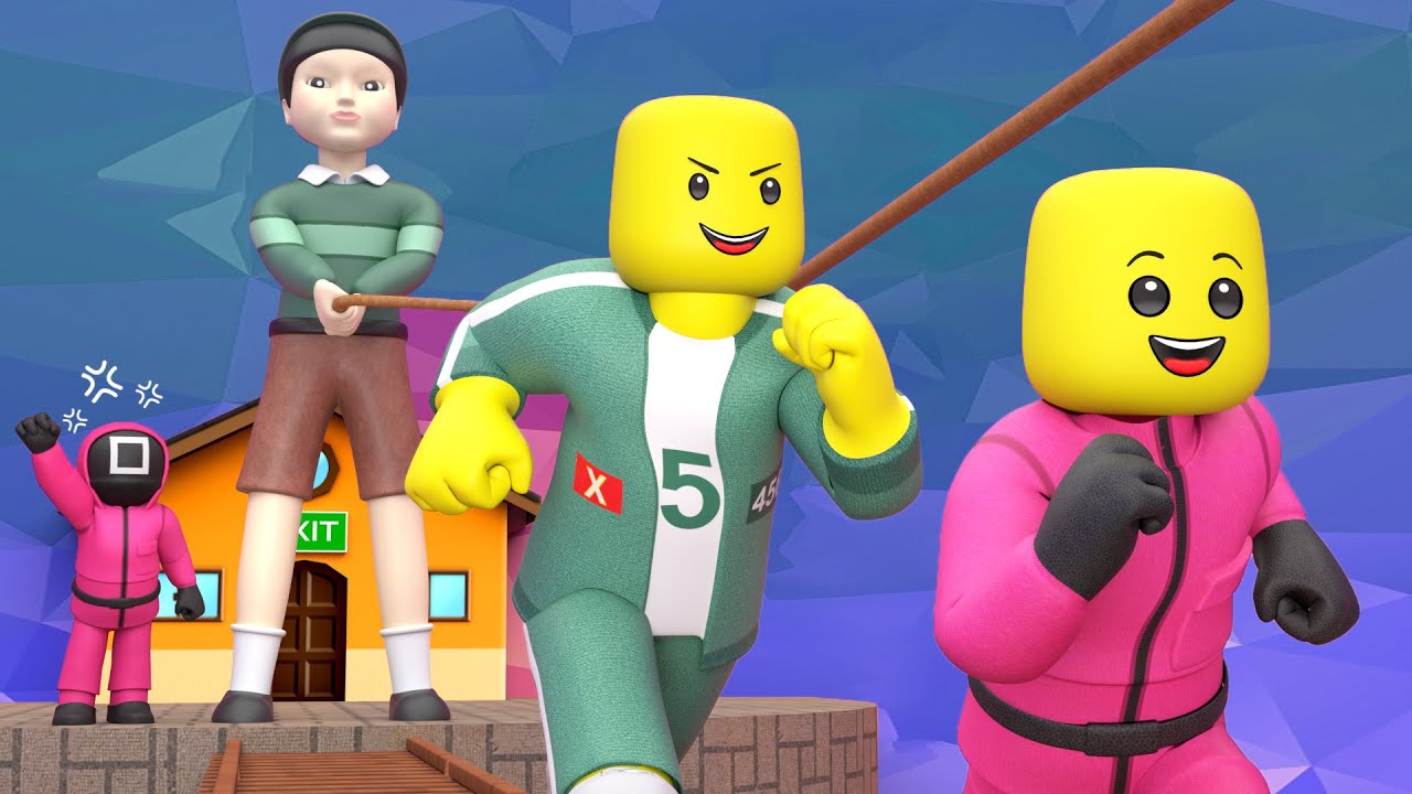 ROBLOX Brookhaven 🏡RP: Выжившие волосы бекона в игре Squid Game | Roblox Poke