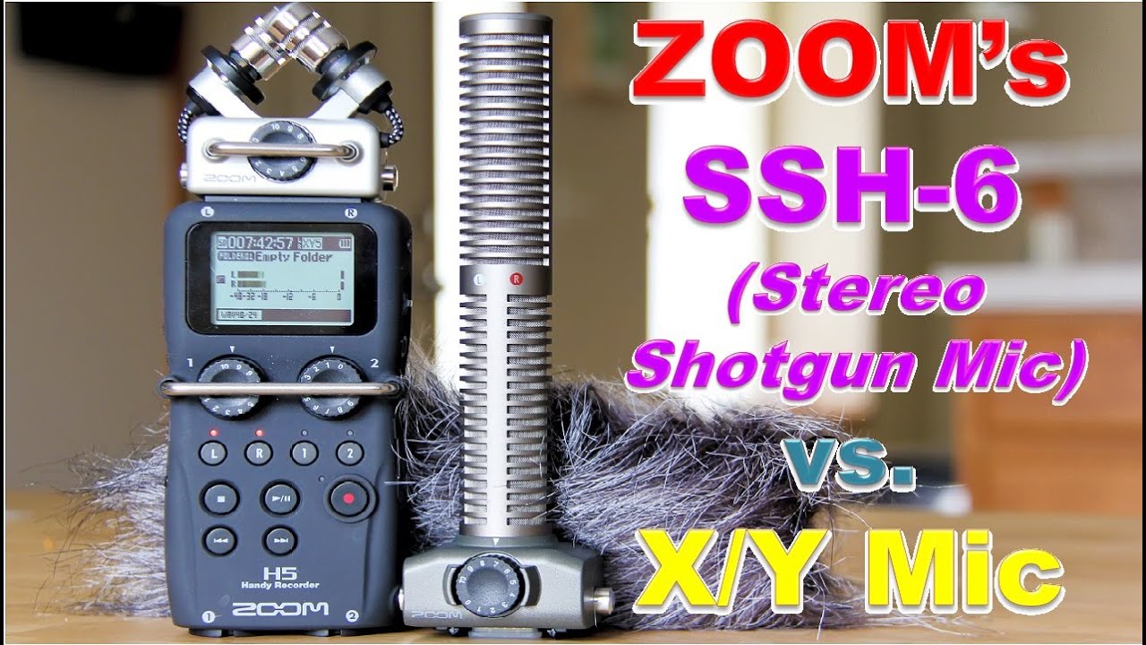 Zoom's Stereo Shotgun Mic SSH-6 vs. X/Y Mic (Sample Audio)