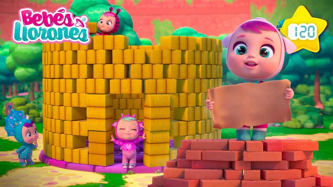 ¡Ayuda a Piggy a construir su casa! 🏡🐷 Dibujos animados para Niños en Español | Bebés Llorones
