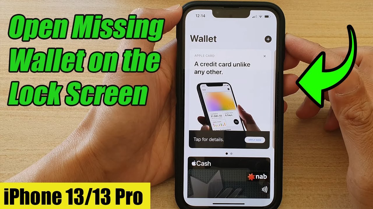 iPhone 13/13 Pro: How to Open Missing Wallet on the Lock Screen
