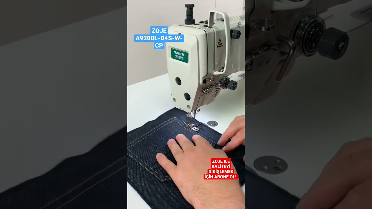 ZOJE SÜSLÜ DİKİŞLİ OTOMATİK KİLİT DİKİŞ MAKİNESİ 📌‼️ ZOJE A9200L-D4S-W-CP‼️#shorts