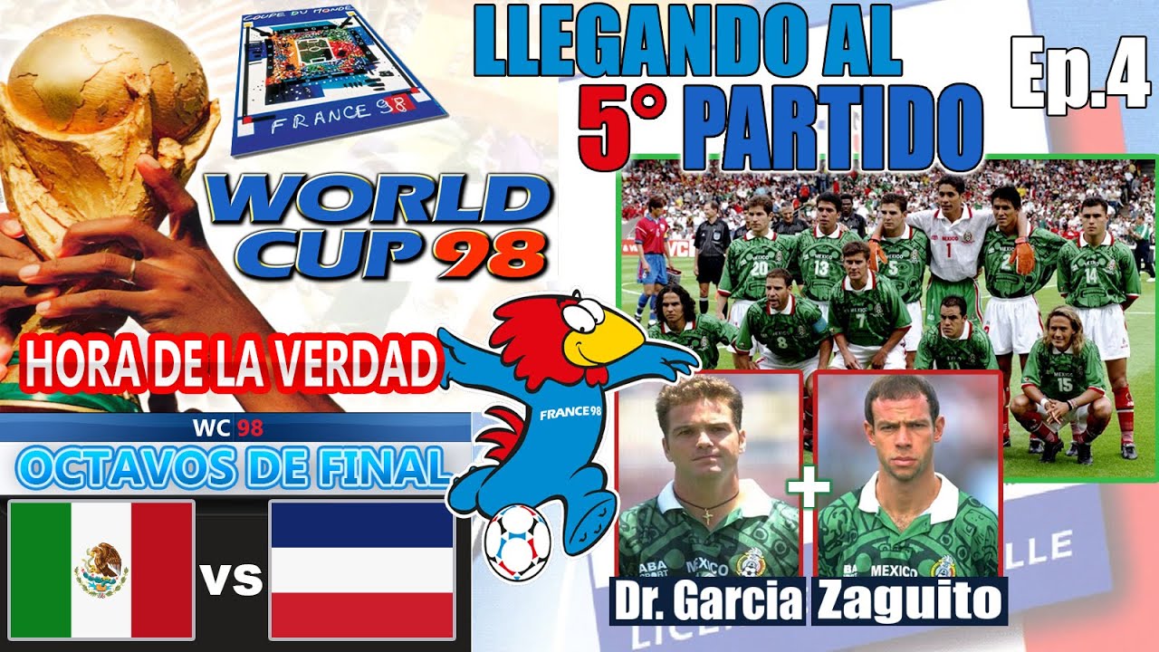 World Cup 98 [PC] - OCTAVOS DE FINAL - México vs Yugoslavia #worldcup #fifa #mexico #mundial