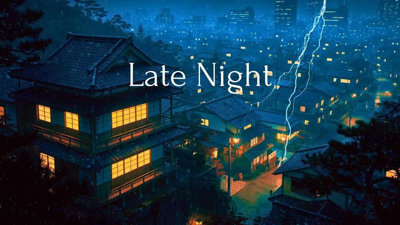 Late Night in Japan 🌧️ Cozy Lofi Chill Beats to Relax & Focus