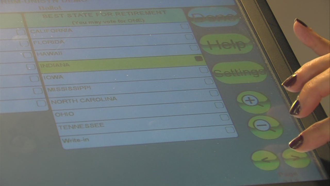 Want to check out a voting machine? You can demo one at the Vigo County Fair