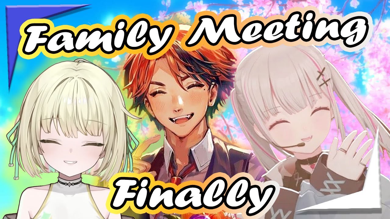 Roberu, Asumi and Eni finally have their family meeting【Holostars EngSub】