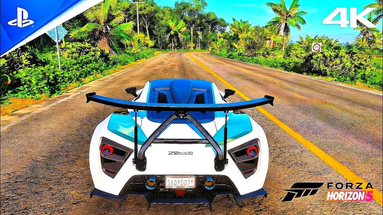 FORZA HORIZON 5 HYPERCAR SPEEDTEST 4K 60FPS WITH LOGITECH G 923