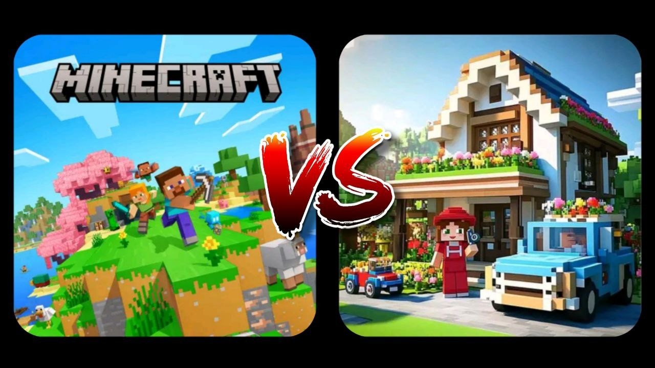 Minecraft VS Village City Life Building