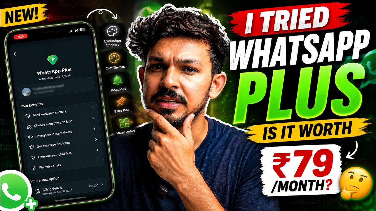 I Tried WhatsApp Plus... Is It Worth ₹79/Month? 🤔 Full Review