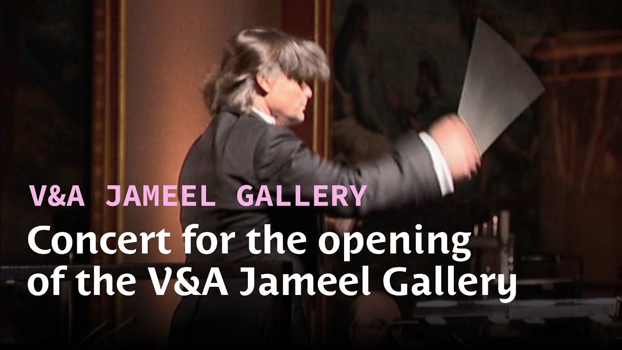 London Philharmonic Orchestra performs Oussama Rahbani's 'Synergy' to open the V&A Jameel Gallery