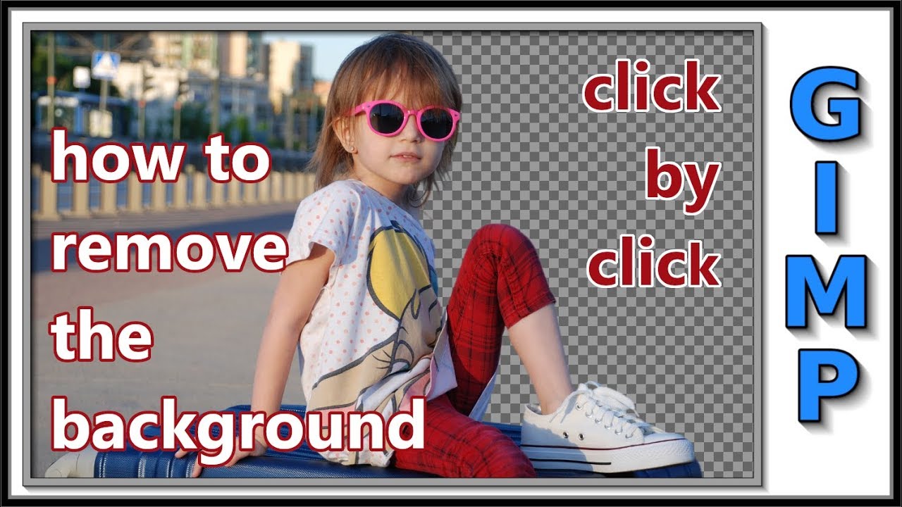 GIMP: Удалить фон и сделать его прозрачным