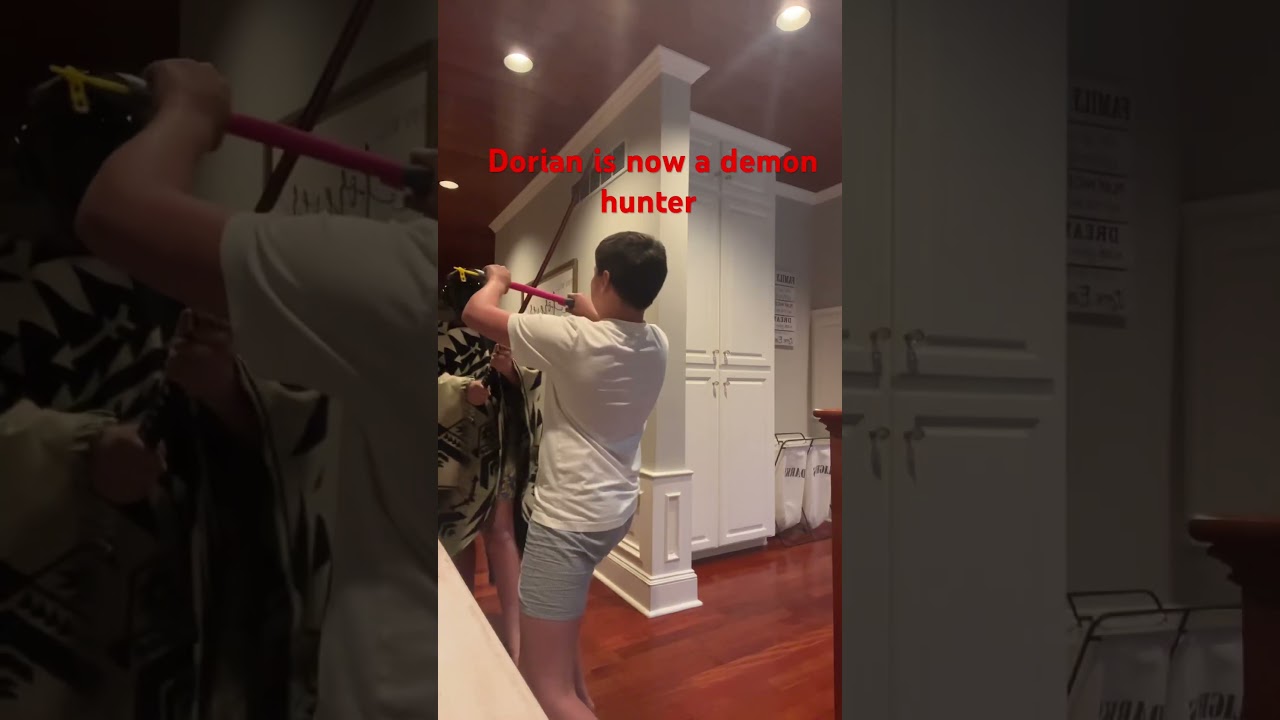 Dorian become a demon hunter 🤩🤩🤩￼