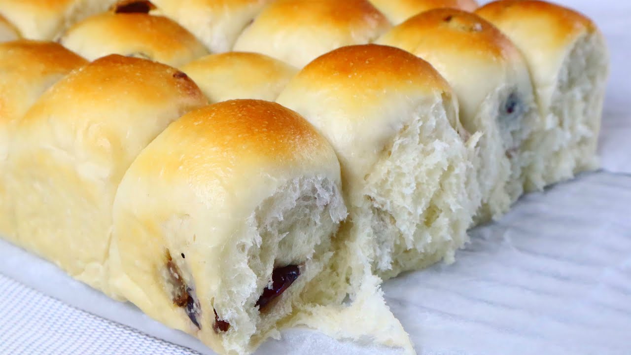 Raisin Bread made by hands Very fluffy & Delicious ▏ Easy & Quick Bread ▏Don't waste expired Yogurt