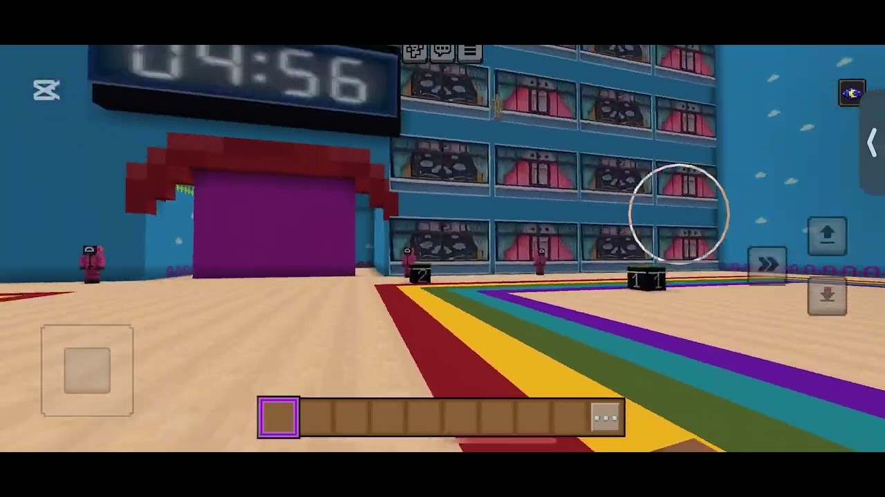 Playing squid game In  Minecraft!😱