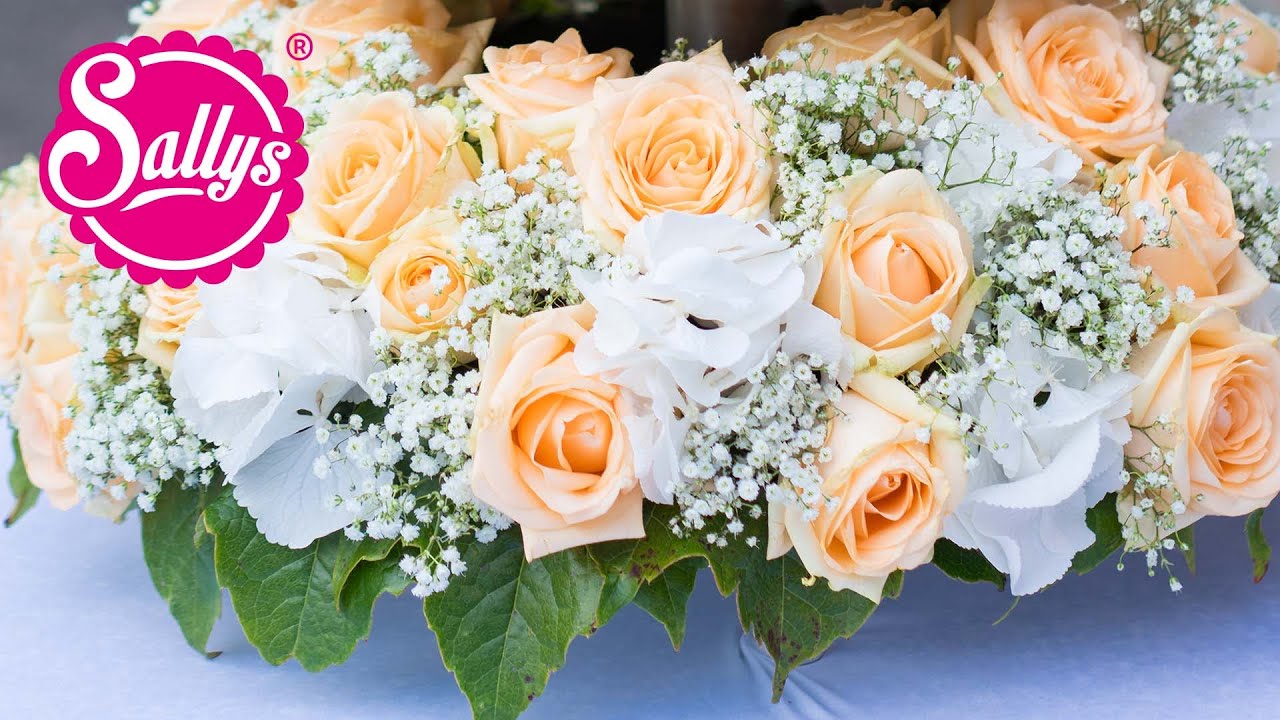 DIY - Blumengesteck / Blumenkranz für die Hochzeit meiner besten Freundin / Sallys Welt