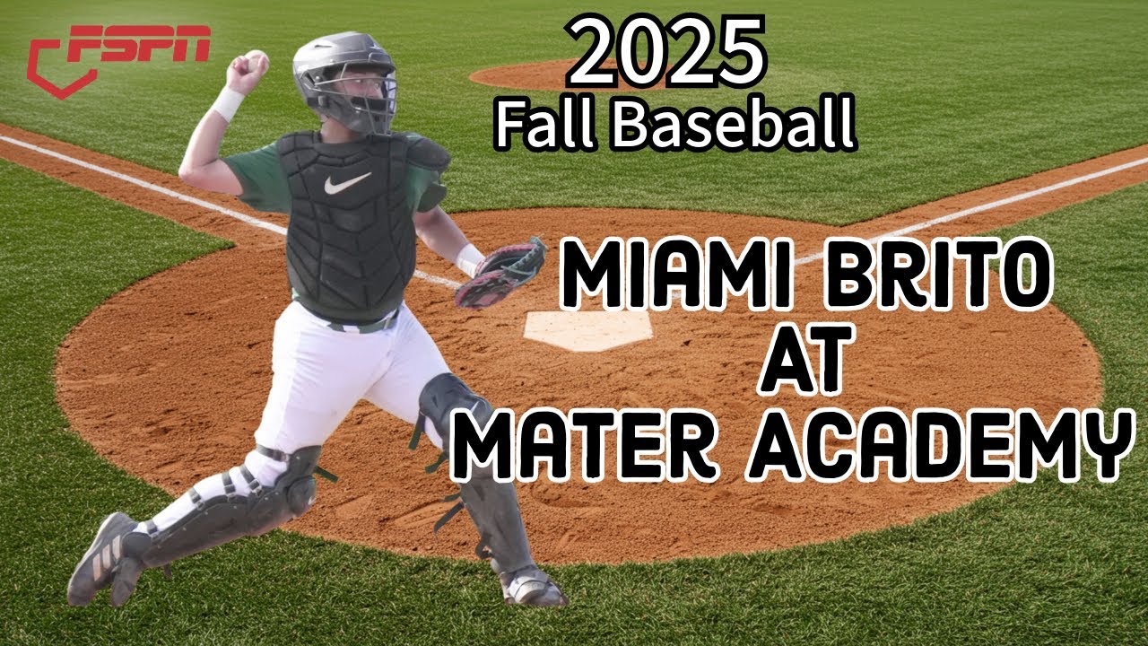 2025 Fall Baseball Brito Panthers vs Mater Lions at Westland Gardens Park #statechampions #fspn #fyp
