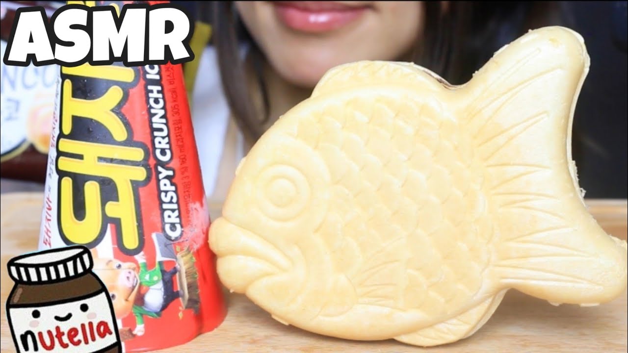 ASMR KOREAN ICE CREAM CHOCOLATE + NUTELLA EATING SOUNDS MUKBANG 먹는 먹방 리얼사운드 TWILIGHT