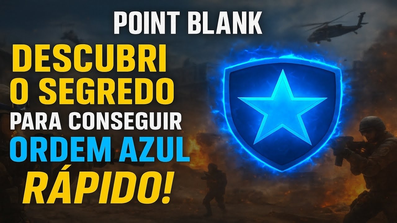 Como PEGAR ORDEM AZUL MUITO R&Aacute;PIDO no #PointBlank (Segredo Descoberto)
