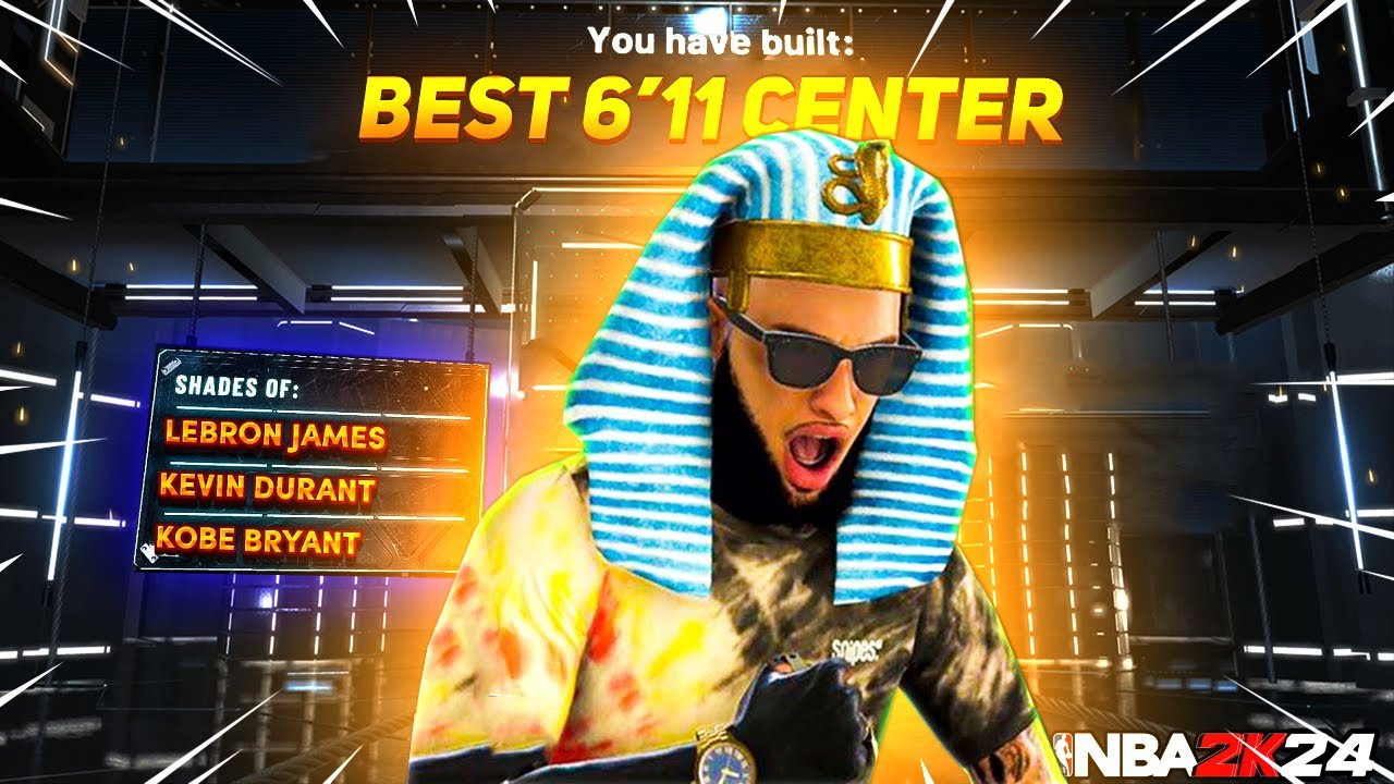 *NEW* BEST 6'11 CENTER BUILD is OVERPOWERED ON NBA 2K24!! BEST REBIRTH BUILD ON NBA 2K24!!