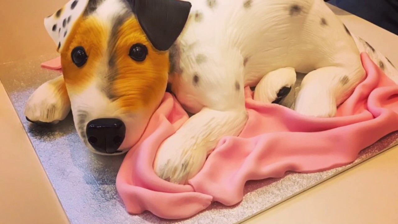 Dog Cake (Jack Russell) - Toffee