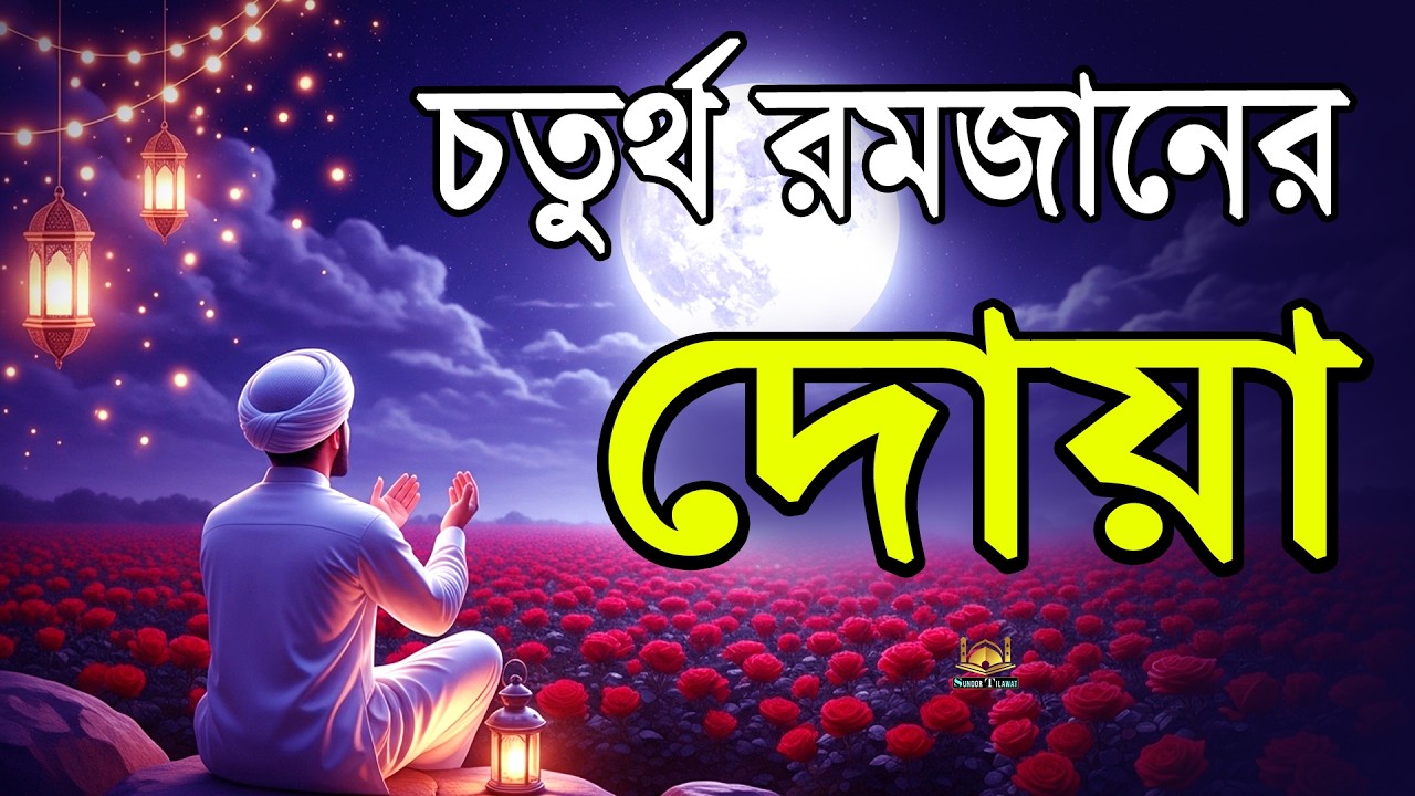 রমজানের ৪র্থ দিনের সেরা দোয়া | Ramadan Dua 2026 | Dua for Ramadan | Sundor Tilawat