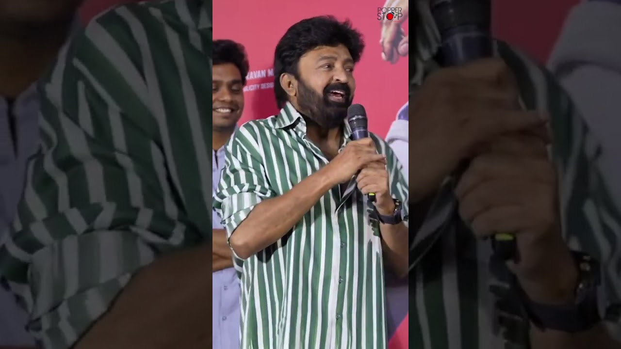 Actor Rajasekhar Speech at Biker Trailer Launch Event 🔥 | Popper Stop Telugu
