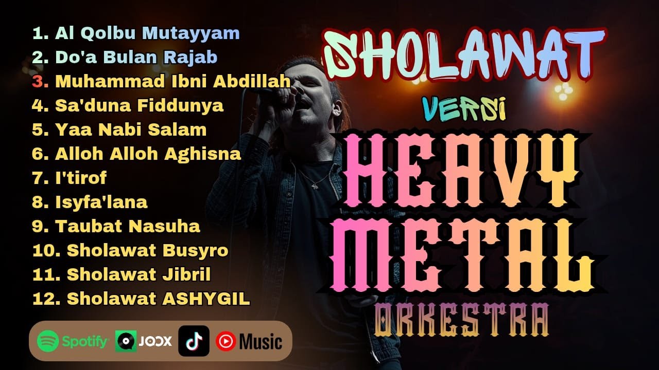 VIRAL 🔥 ROCKER BERSHOLAWAT | ALBUM  SHOLAWAT NABI VERSI ROCK HEAVY METAL TERBARU DAHSYAT