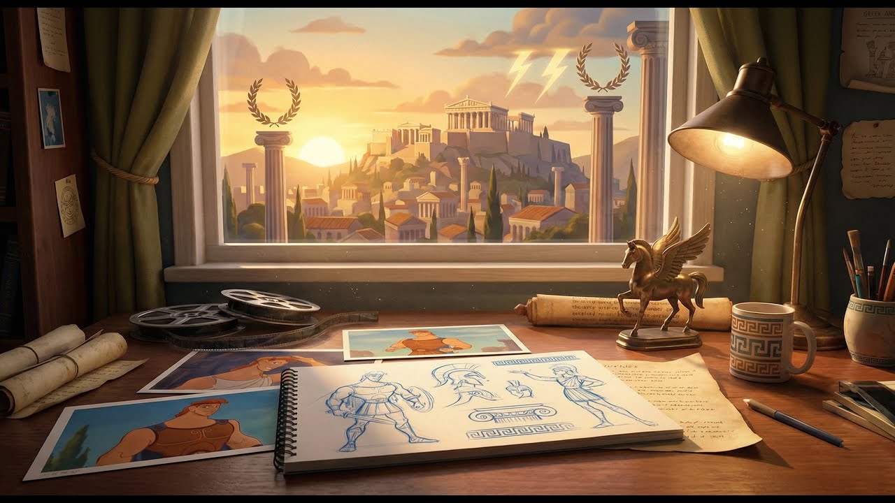 Disney's Hercules Inspired Lofi Beats | Relax, Study & Get Things Done