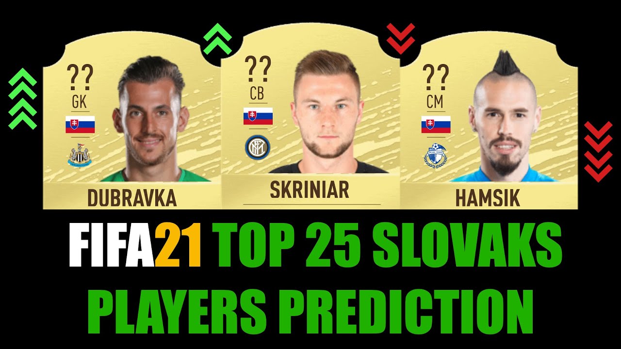 FIFA 21 | TOP 25 SLOVAK PLAYERS RATING PREDICTION | W/SKRINIAR, HAMSIK, DUBRAVKA, LOBOTKA, DUDA...