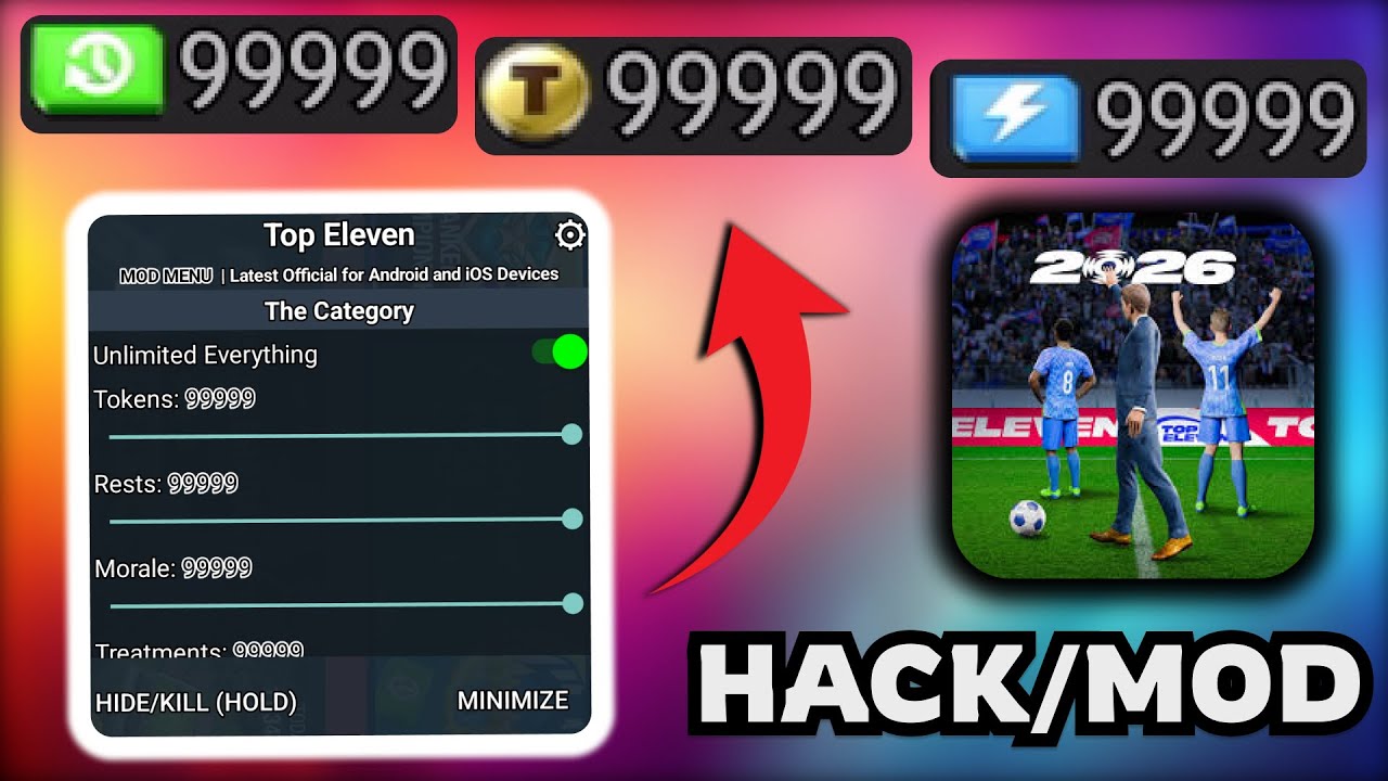 Top Eleven 2026 Hack: How to Get Unlimited Tokens and Rest Packs (iOS & Android Mod APK)