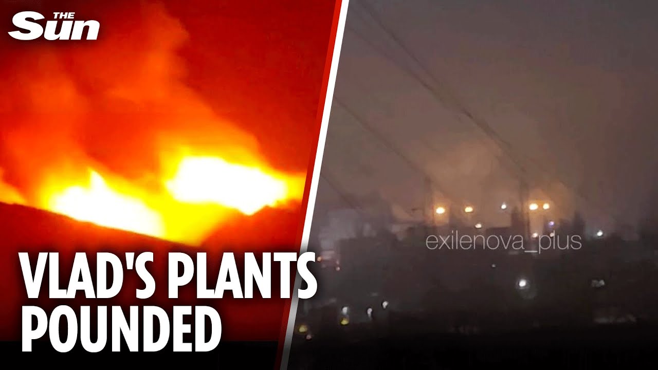 Ukrainian drones strike Putin&rsquo;s power plants plunging Russian cities into darkness