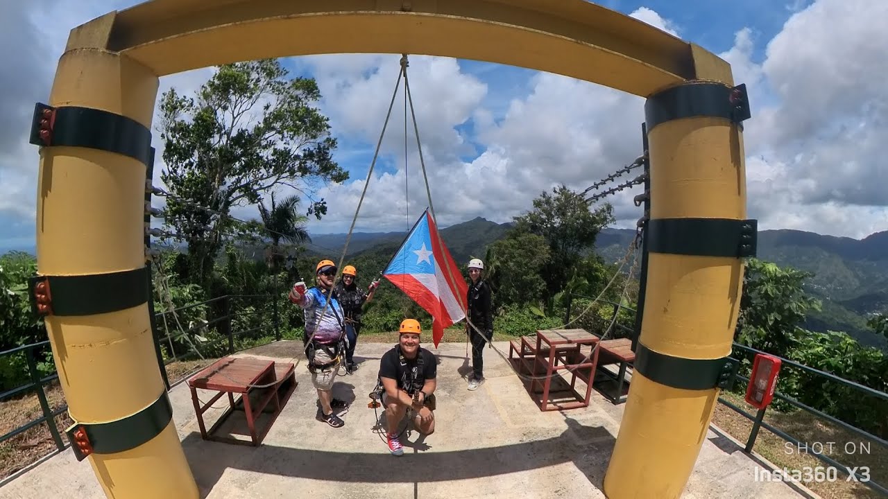 Ziplines del Globo Aerostático en el pueblo de Jayuya Puerto Rico 🫡🇵🇷✌️🌴