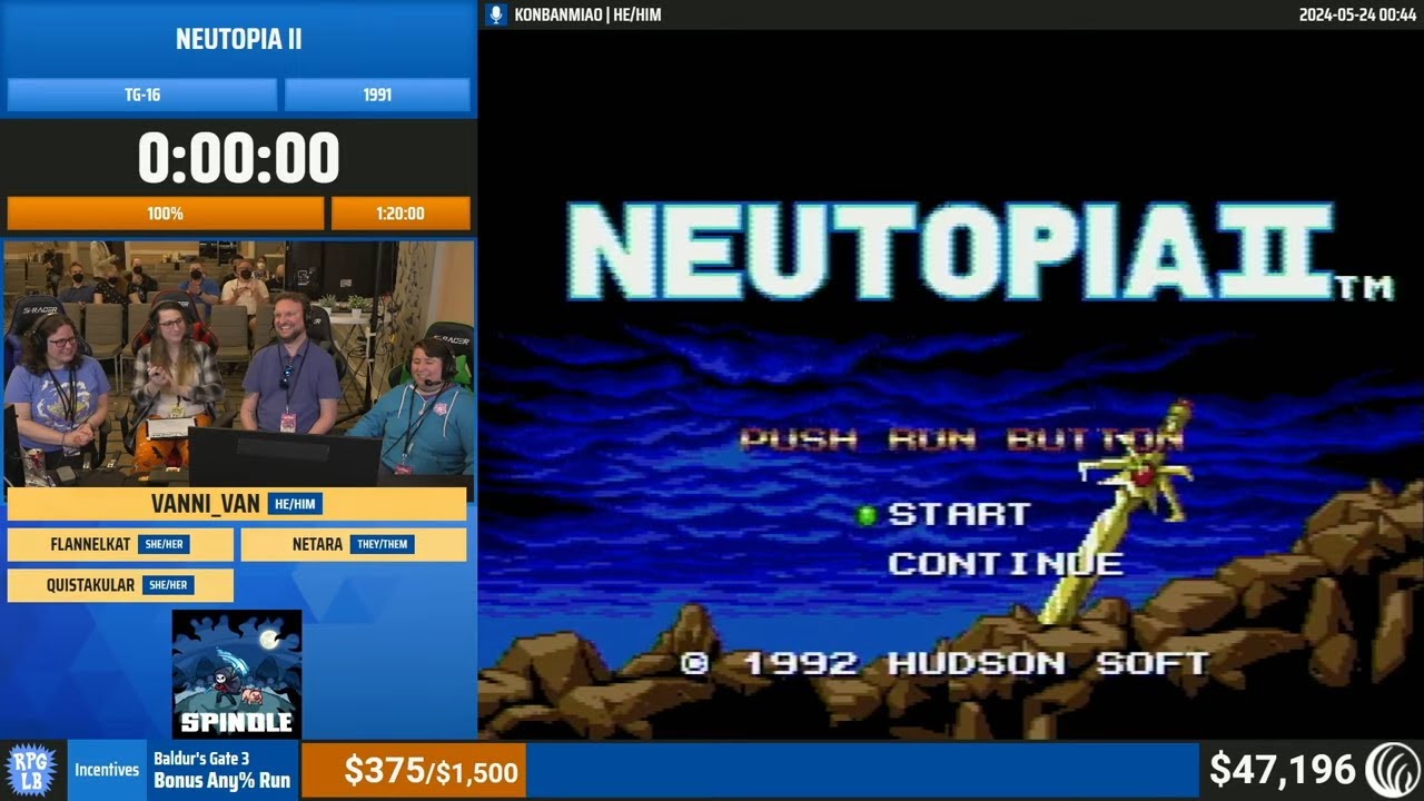 Neutopia II (100%) by vanni_van - RPG Limit Break 2024