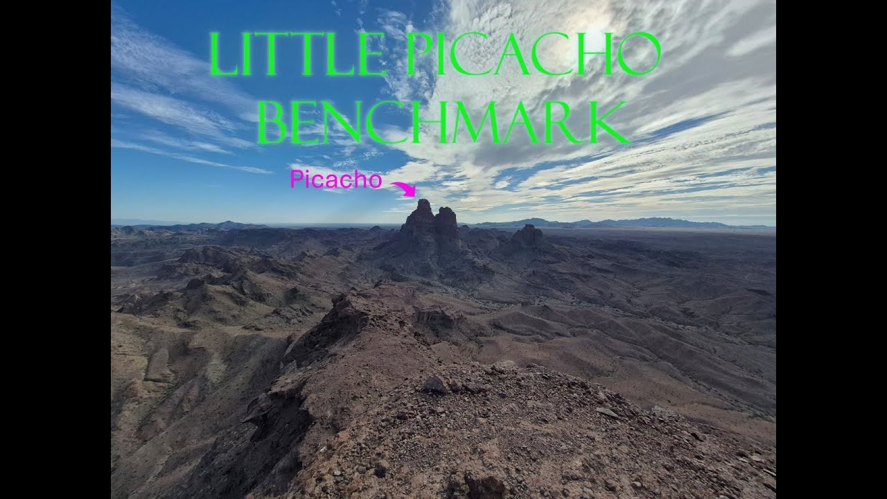 Little Picacho Benchmark - Chocolate Mountains BLM, CA
