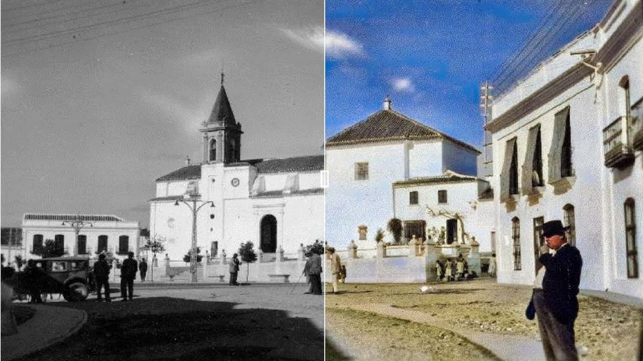 Fotos Antiguas en Blanco y Negro Recreadas a Color - Las Navas de la Concepción