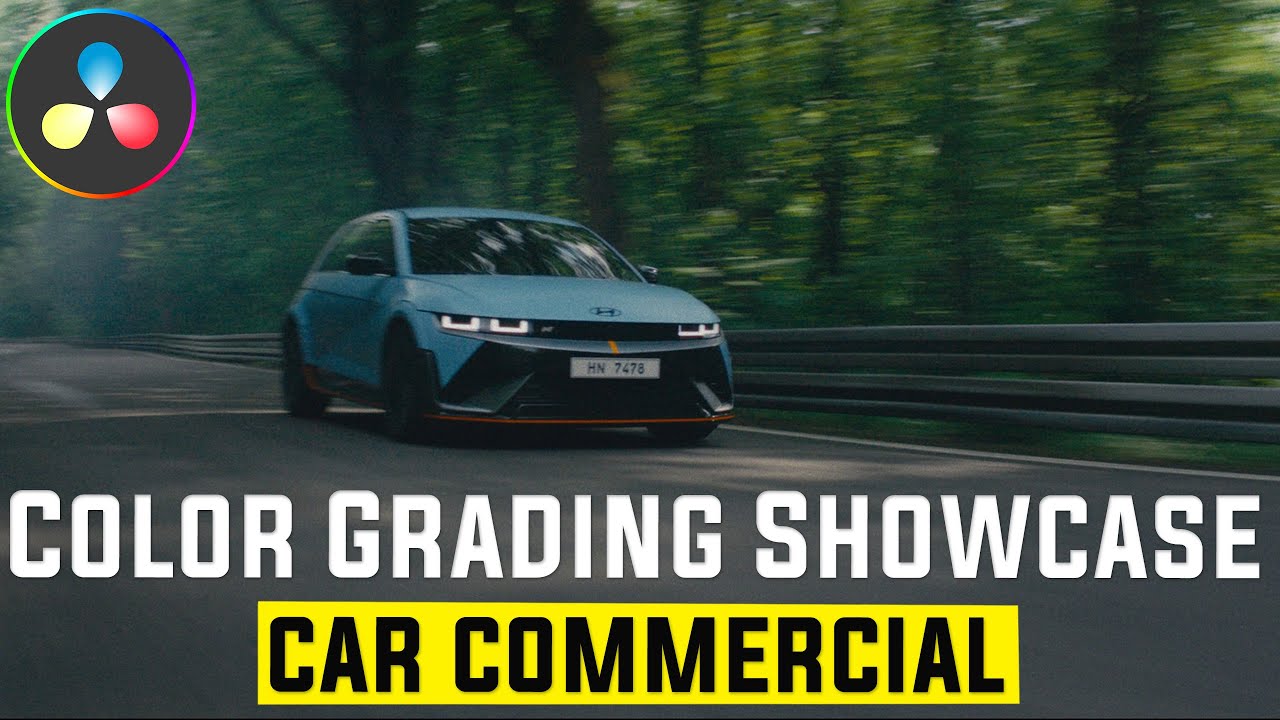 How I Grade This Ad - Car Commercial Color Grading Showcase in Davinci Resolve