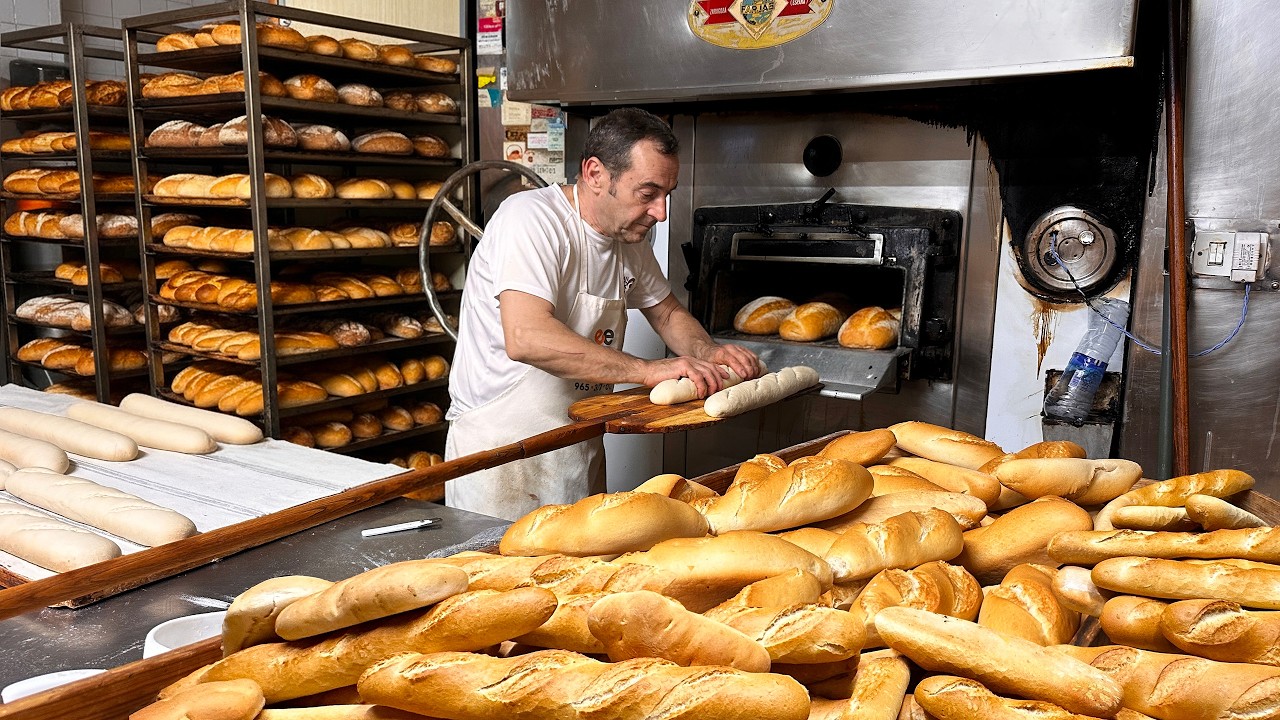 ALL Types of Spanish Bread! 2 Hours of Traditional Baking ASMR - Spanish Bakeries