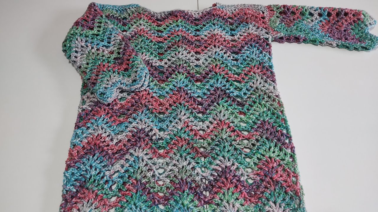 Zigzag Model Tığ İşi Bluz Yapımı 💤💤 #handknitting #örgü #tığişi #crochet