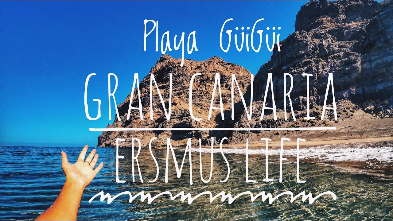 Playa güigüi, Gran Canaria ERASMUS GOPROHERO5
