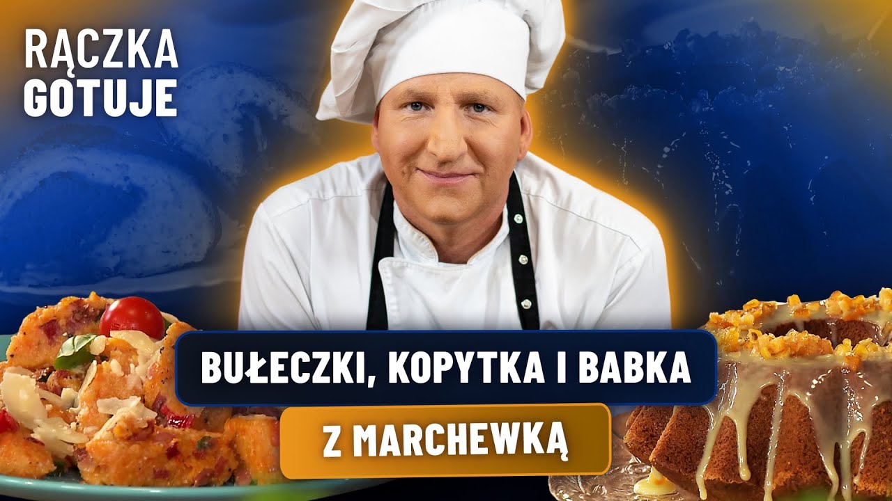 Jesienne smaki! Bułeczki z marchewką i śledziem, marchewkowe kopytka i babka | RĄCZKA GOTUJE