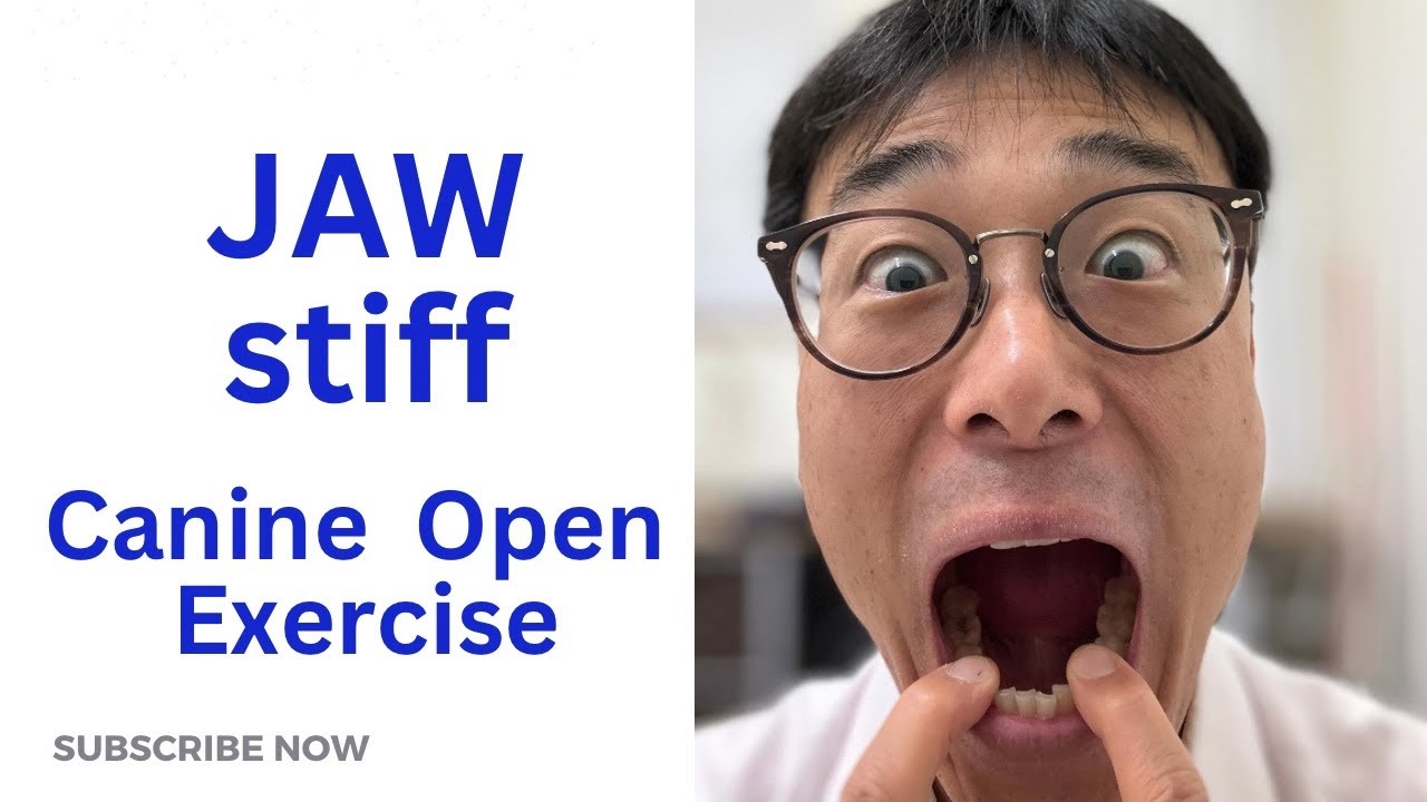 Jaw Stiffness? Try the Canine Open Exercise for Better Jaw & Neck Mobility!