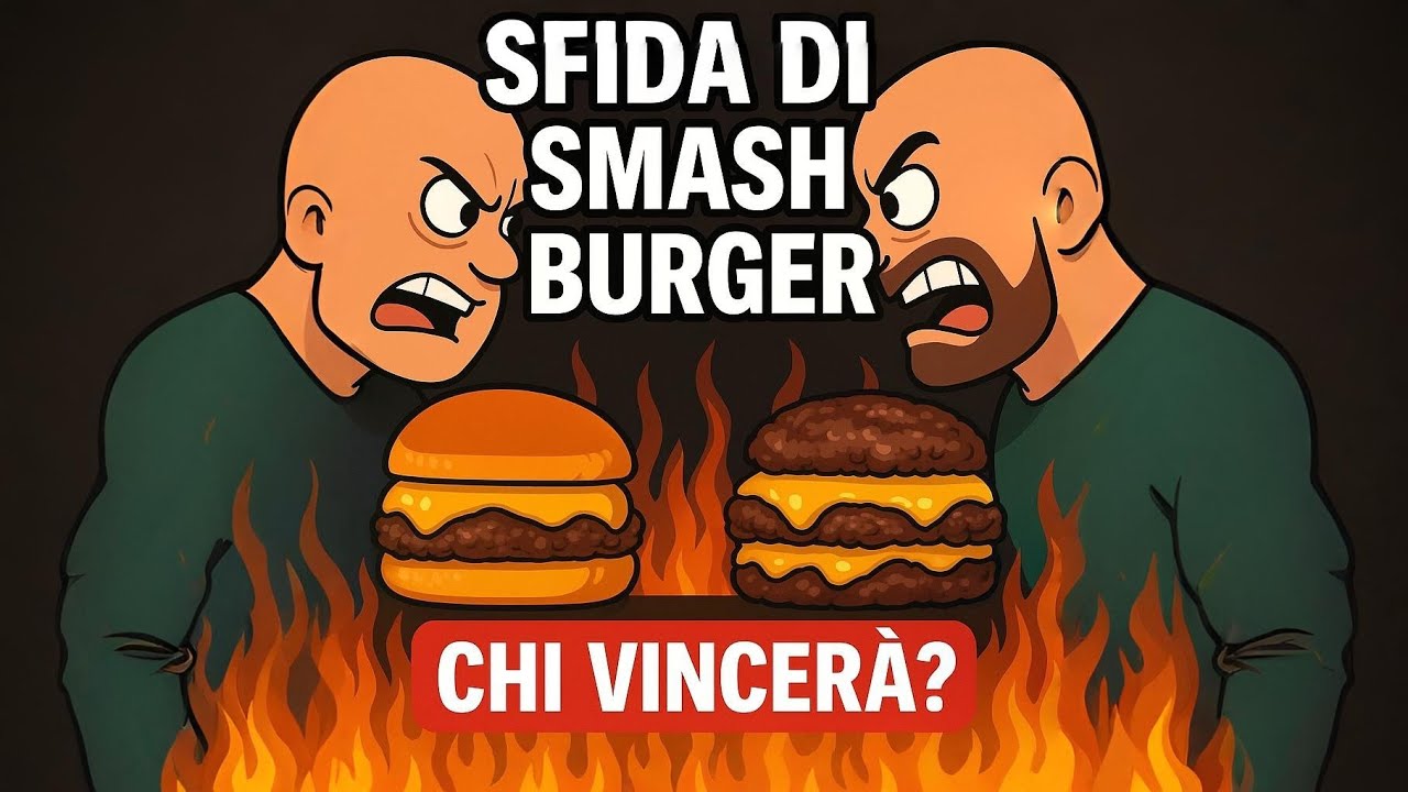 CHI FA IL MIGLIOR SMASH BURGER?🍔 Sfida epica con mio cugino + SORPRESA FINALE!!