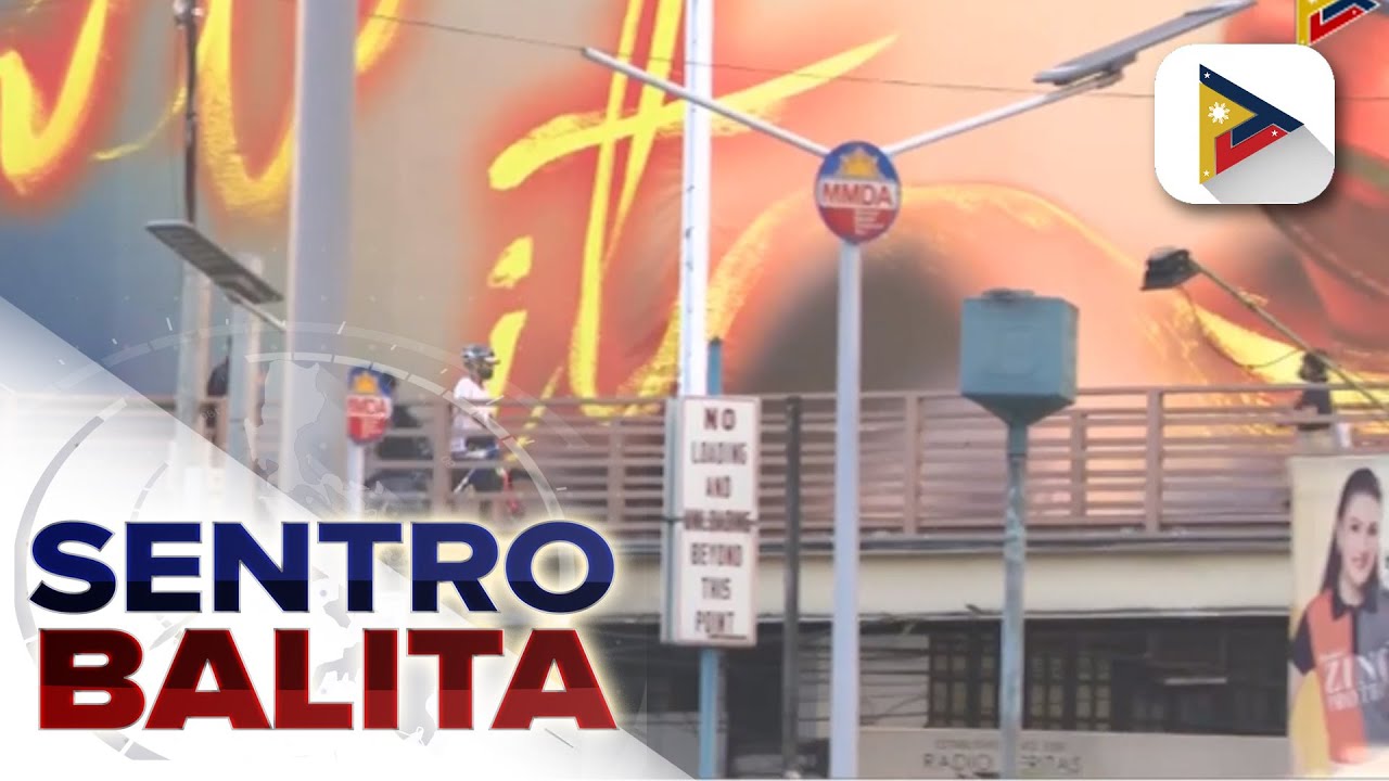 Footbridge crossing, giniba para sa  konstruksyon ng North EDSA Busway Stride Project