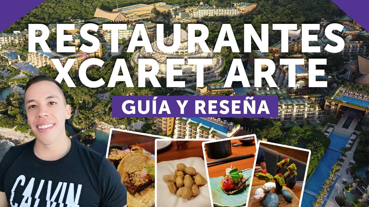 RESTAURANTES de hotel XCARET arte 🤤 hotel xcaret arte cancun