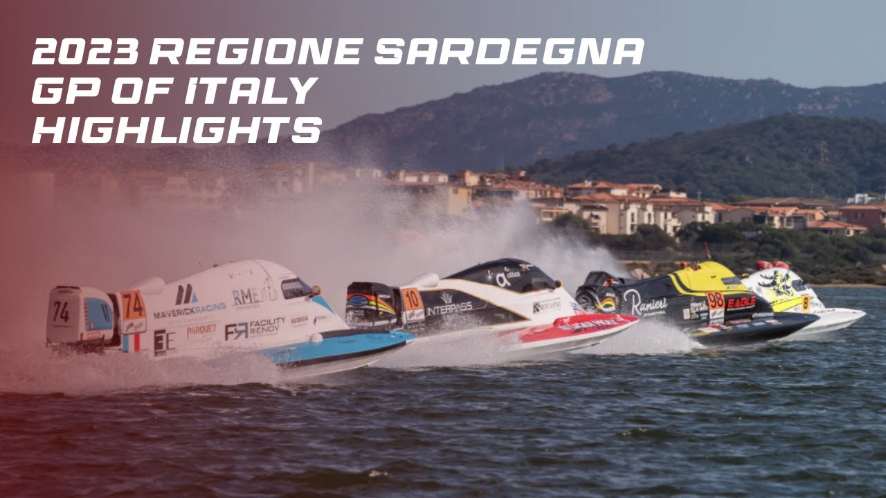 2023 UIM F1H20 Regione Sardegna GP of Italy Highlights 🇮🇹