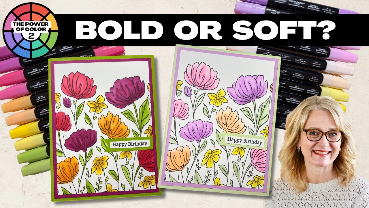 Same Card Design&hellip; Bold vs Soft Colors Change Everything | Power of Color Ep2