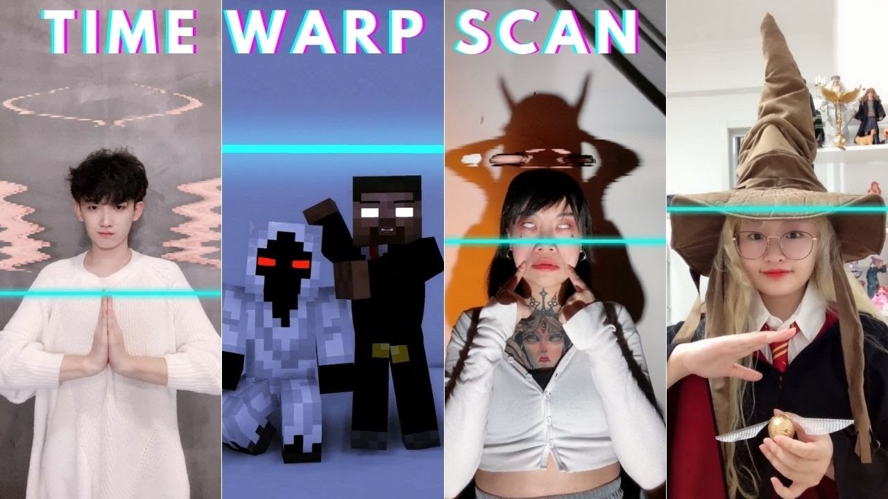 Crazy Time Warp Scan Funny Effect Challenge #6 | Tik Tok Compilations